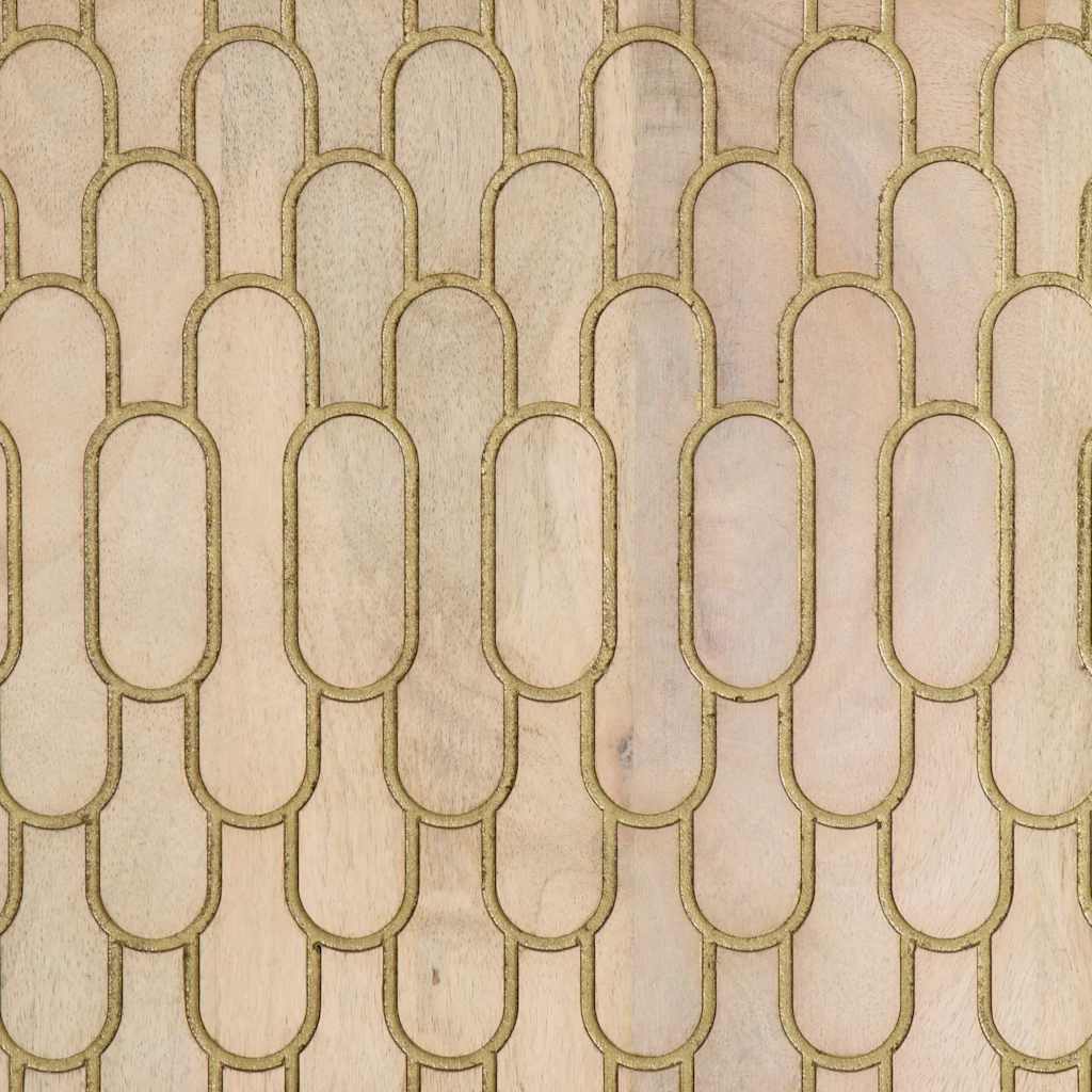 skab 60x33x75 cm massivt mangotræ
