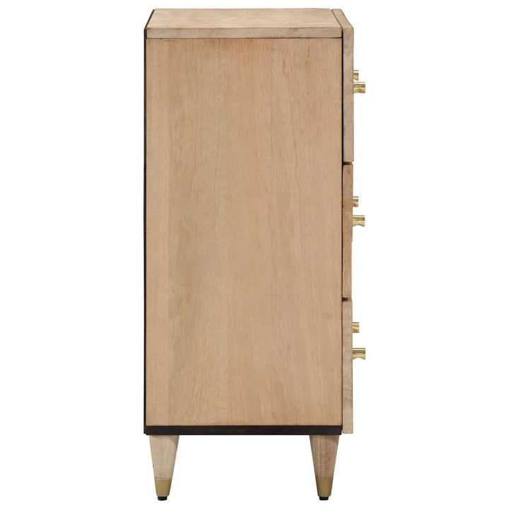 skab 60x33x75 cm massivt mangotræ