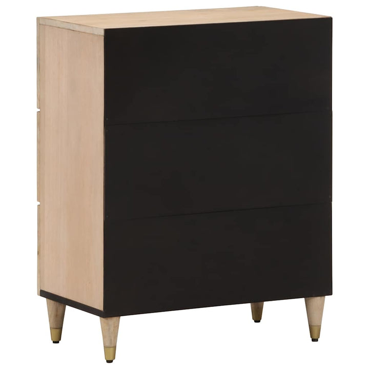 skab 60x33x75 cm massivt mangotræ