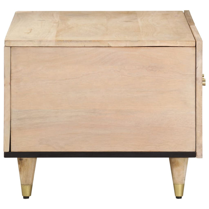 sofabord 80x50x40 cm massivt mangotræ