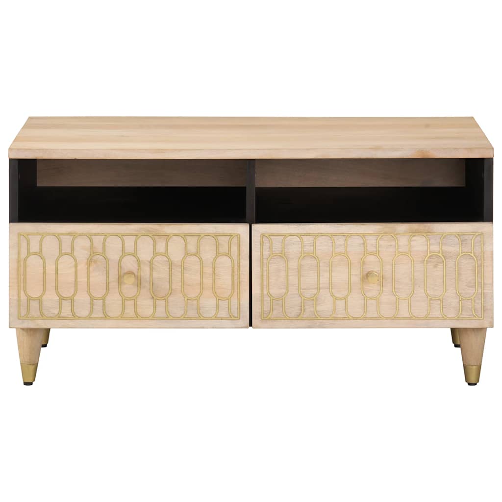 sofabord 80x54x40 cm massivt mangotræ