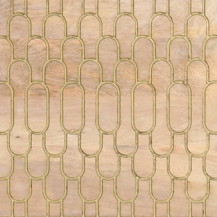 tv-bord 100x33x46 cm massivt mangotræ