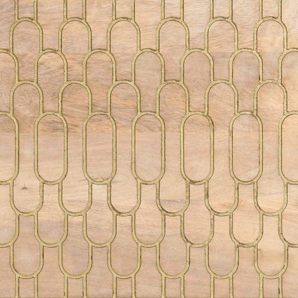 tv-bord 100x33x46 cm massivt mangotræ