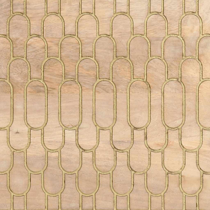 tv-bord 100x33x46 cm massivt mangotræ