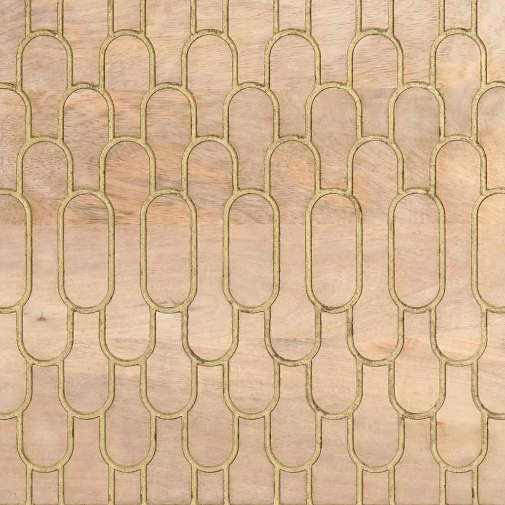 tv-bord 100x33x46 cm massivt mangotræ