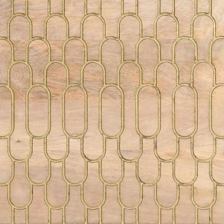 tv-bord 100x33x46 cm massivt mangotræ