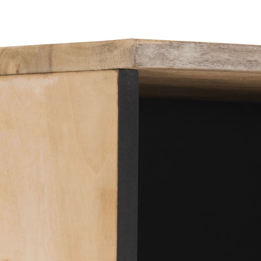 badeværelsesskab 38x33x160 cm massivt mangotræ