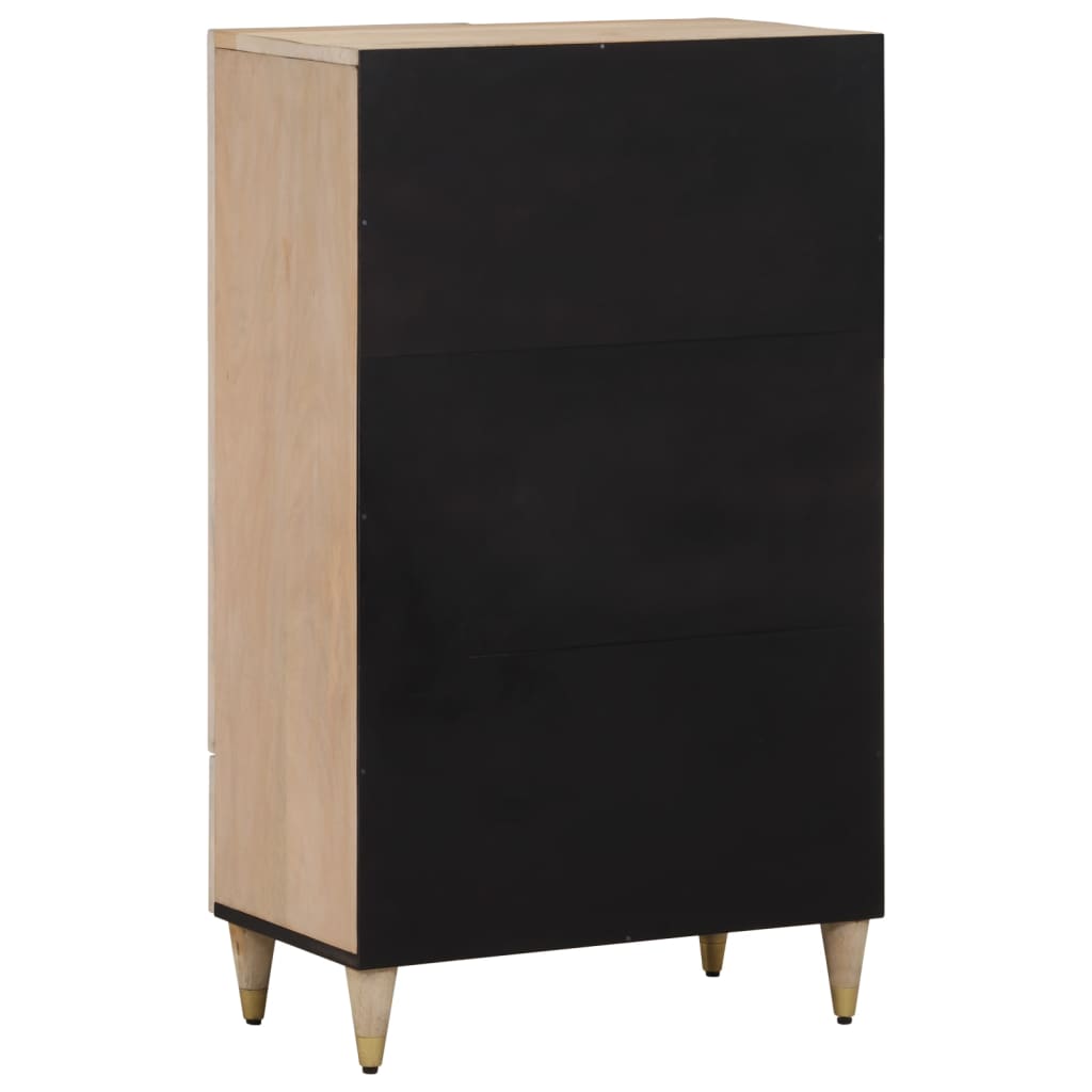 skab 60x33x100 cm massivt mangotræ
