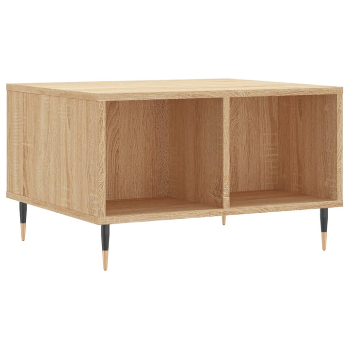 sofabord 60x50x36,5 cm konstrueret træ sonoma-eg