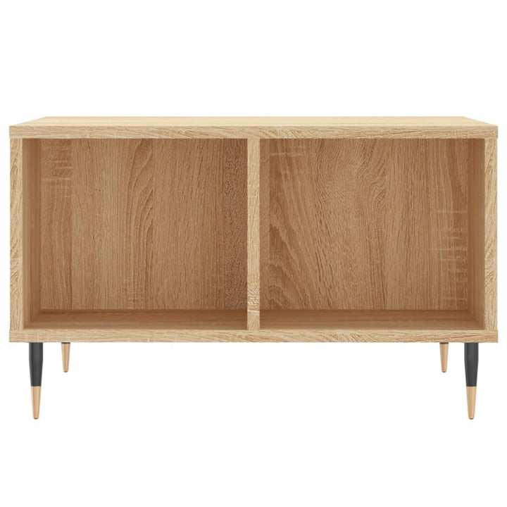 sofabord 60x50x36,5 cm konstrueret træ sonoma-eg