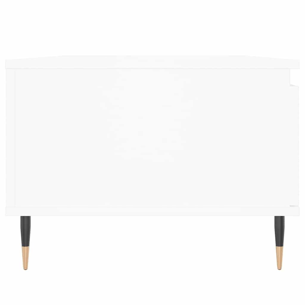 sofabord 90x50x36,5 cm konstrueret træ hvid