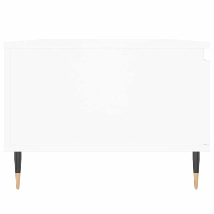 sofabord 90x50x36,5 cm konstrueret træ hvid
