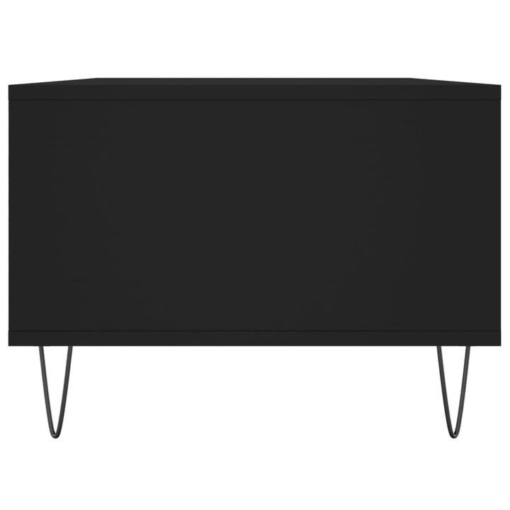 sofabord 90x50x36,5 cm konstrueret træ sort
