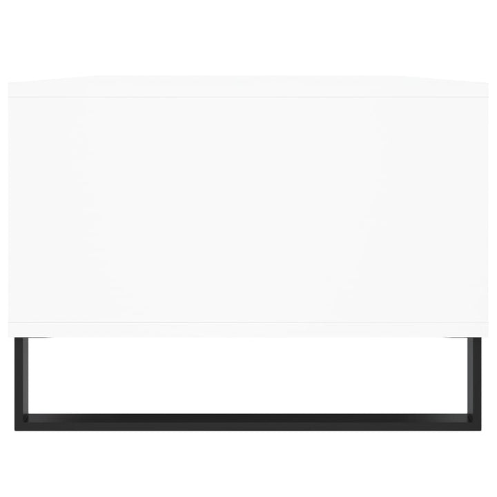 sofabord 90x50x36,5 cm konstrueret træ hvid