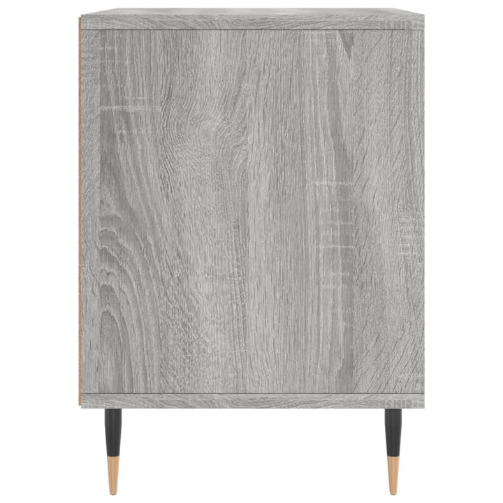 sengeborde 2 stk. 40x35x50 cm konstrueret træ grå sonoma-eg