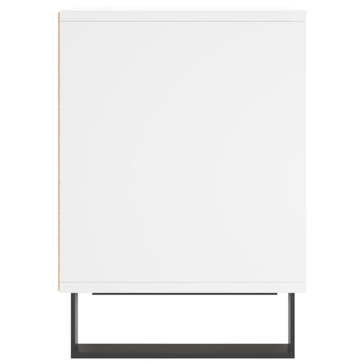 sengebord 40x35x50 cm konstrueret træ hvid