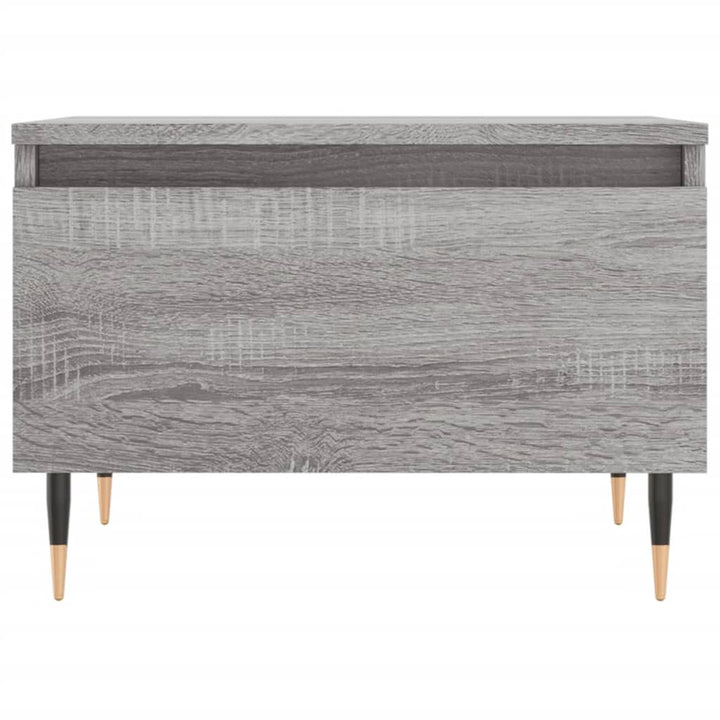 sofaborde 2 stk. 50x46x35 cm konstrueret træ grå sonoma-eg