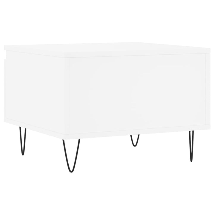 sofaborde 2 stk. 50x46x35 cm konstrueret træ hvid