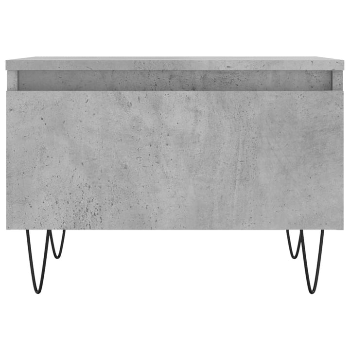 sofaborde 2 stk. 50x46x35 cm konstrueret træ betongrå