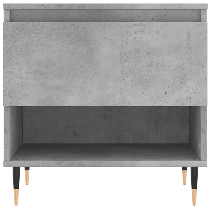 sofabord 50x46x50 cm konstrueret træ betongrå