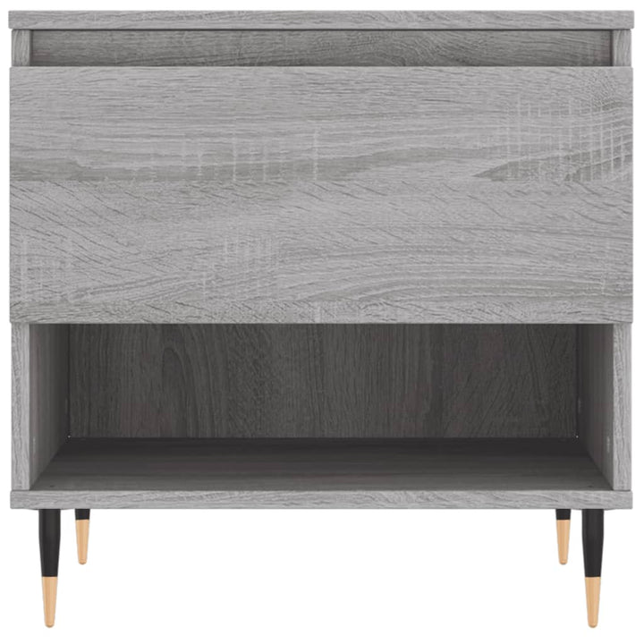 sofaborde 2 stk. 50x46x50 cm konstrueret træ grå sonoma-eg