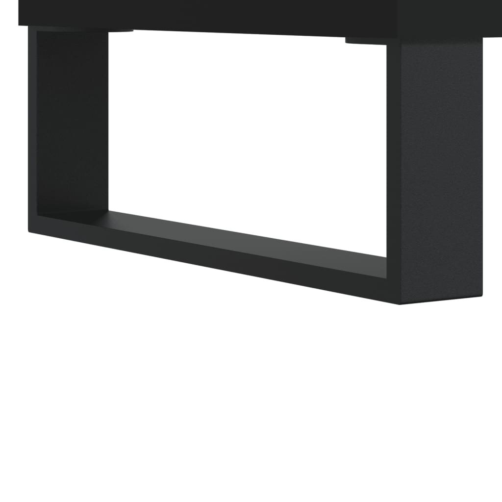 sofabord 50x46x50 cm konstrueret træ sort