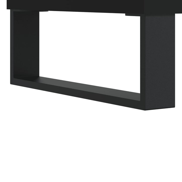 sofabord 50x46x50 cm konstrueret træ sort