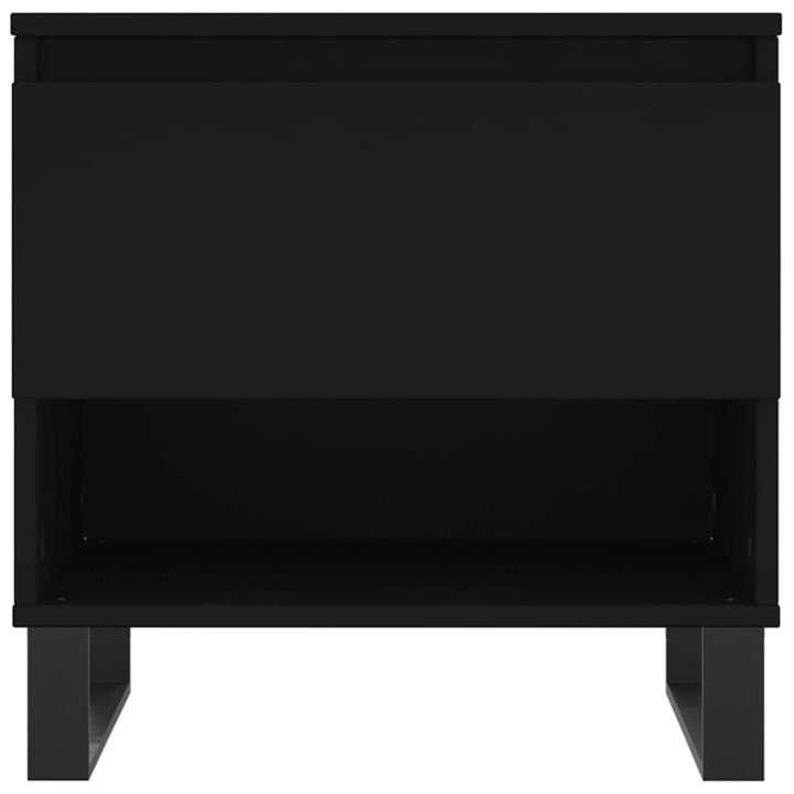 sofaborde 2 stk. 50x46x50 cm konstrueret træ sort