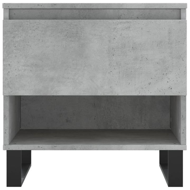 sofaborde 2 stk. 50x46x50 cm konstrueret træ betongrå