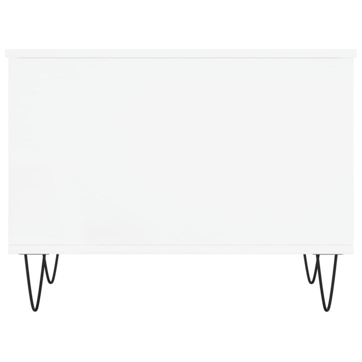 sofabord 60x44,5x45 cm konstrueret træ hvid