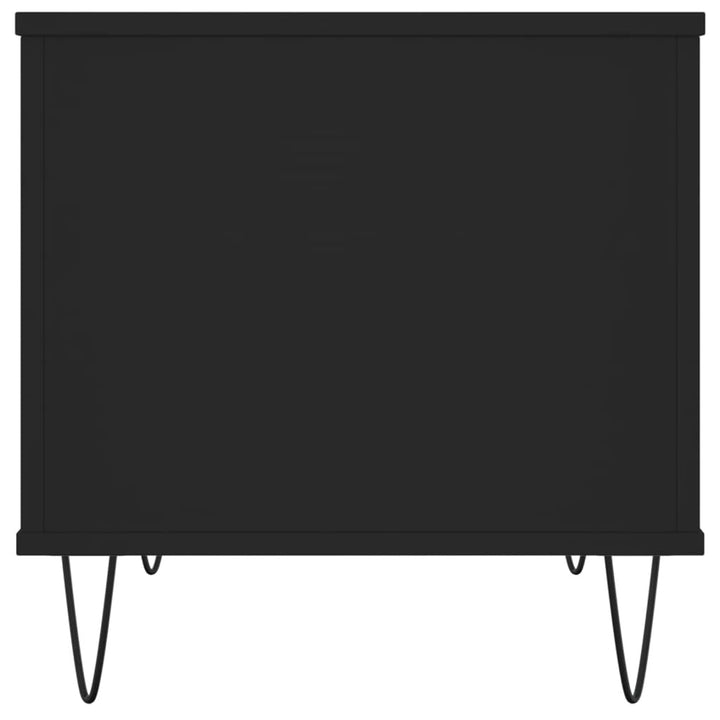 sofabord 60x44,5x45 cm konstrueret træ sort