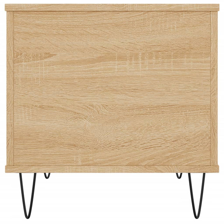 sofabord 60x44,5x45 cm konstrueret træ sonoma-eg
