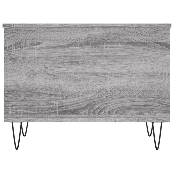 sofabord 60x44,5x45 cm konstrueret træ Grå sonoma-eg