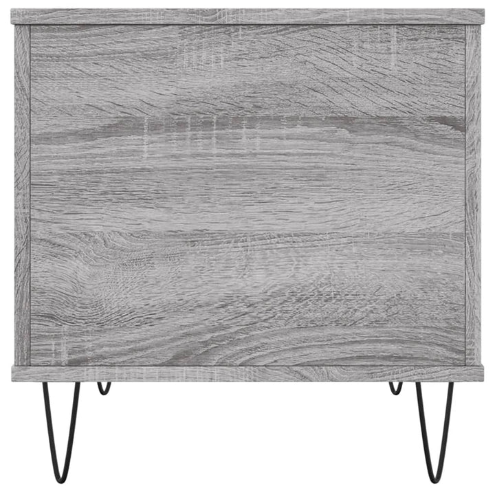 sofabord 60x44,5x45 cm konstrueret træ Grå sonoma-eg