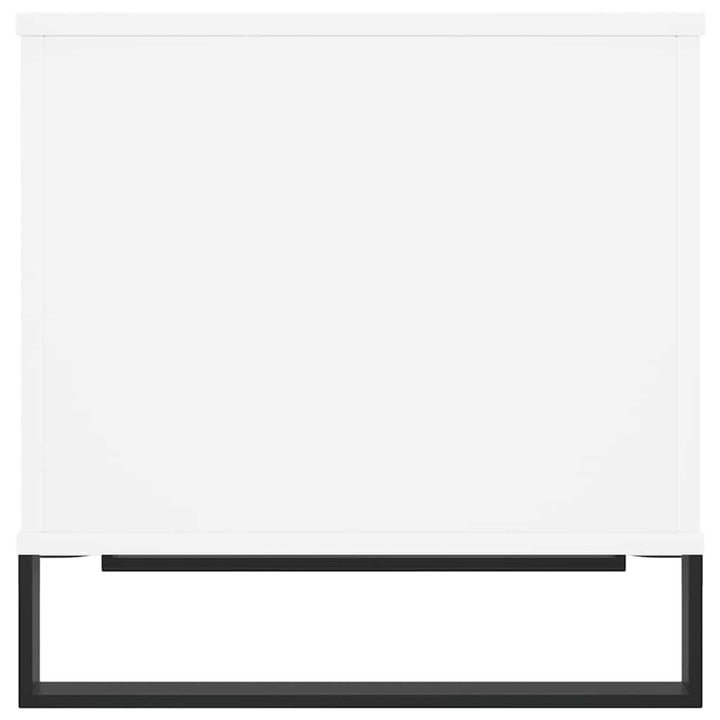 sofabord 60x44,5x45 cm konstrueret træ hvid