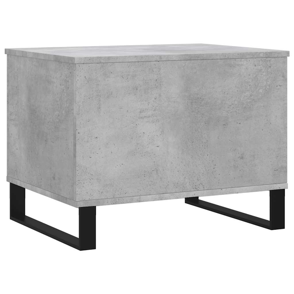 sofabord 60x44,5x45 cm konstrueret træ betongrå