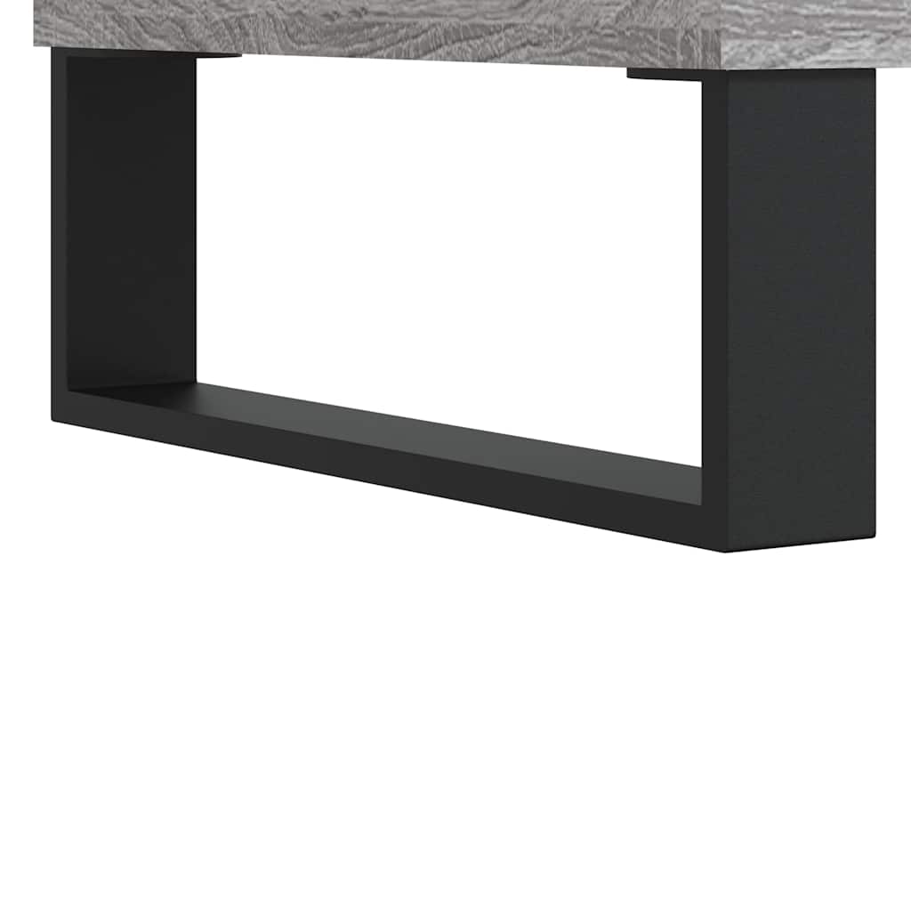 sofabord 60x44,5x45 cm konstrueret træ Grå sonoma-eg