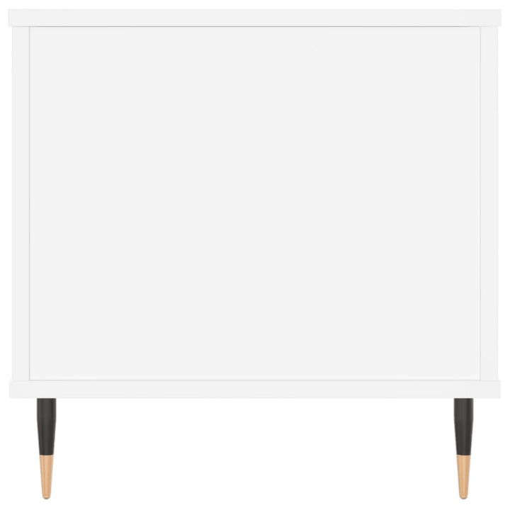 sofabord 90x44,5x45 cm konstrueret træ hvid