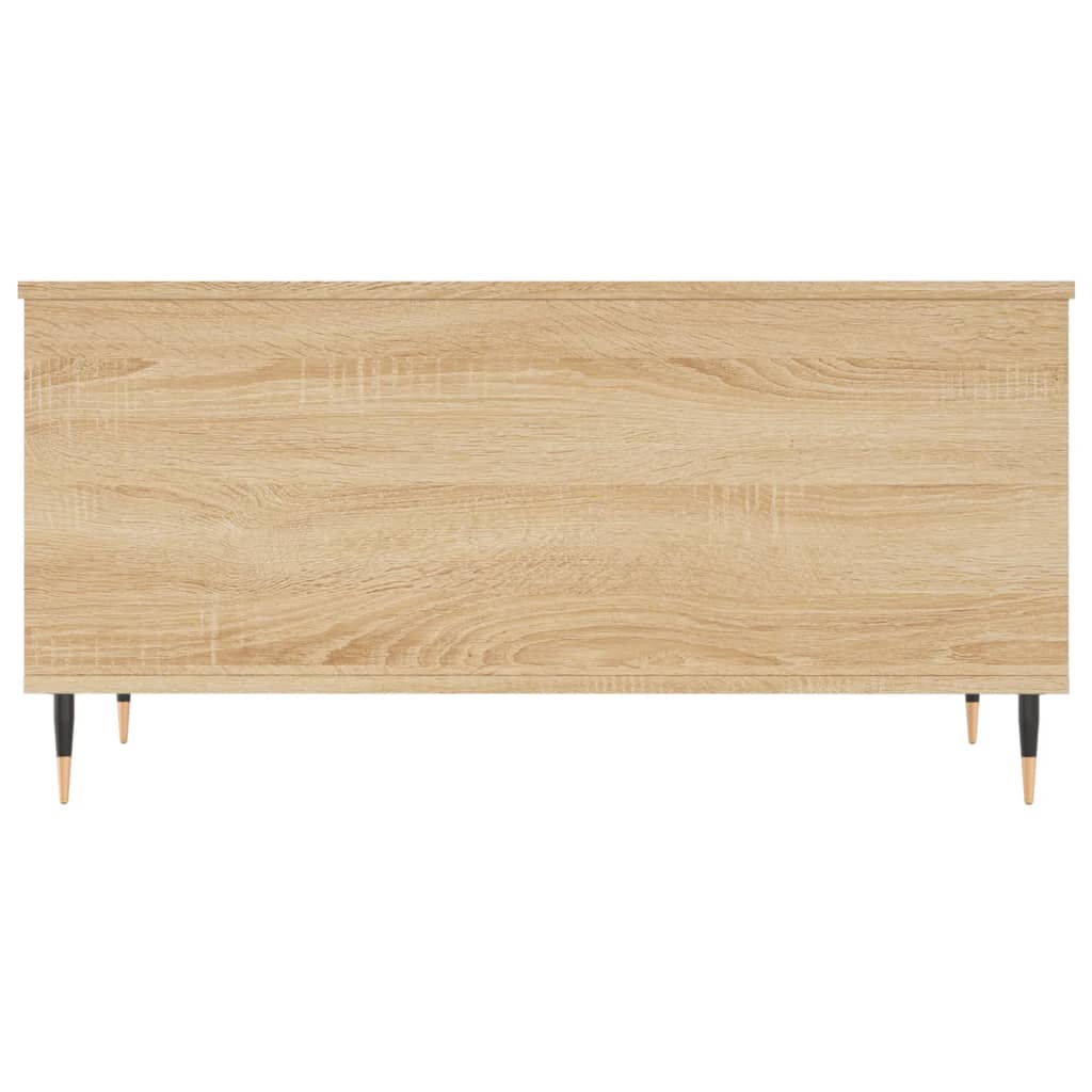 sofabord 90x44,5x45 cm konstrueret træ sonoma-eg