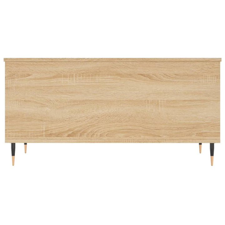sofabord 90x44,5x45 cm konstrueret træ sonoma-eg