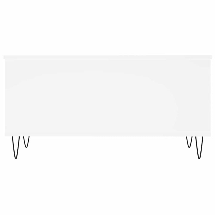 sofabord 90x44,5x45 cm konstrueret træ hvid