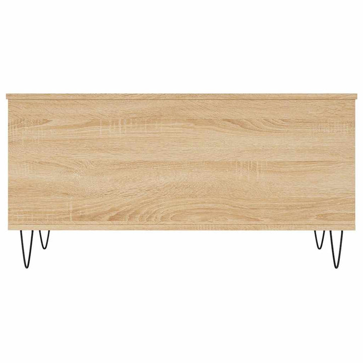sofabord 90x44,5x45 cm konstrueret træ sonoma-eg