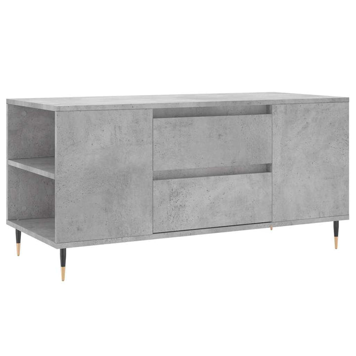 sofabord 102x44,5x50 cm konstrueret træ betongrå