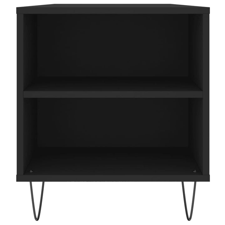 sofabord 102x44,5x50 cm konstrueret træ sort