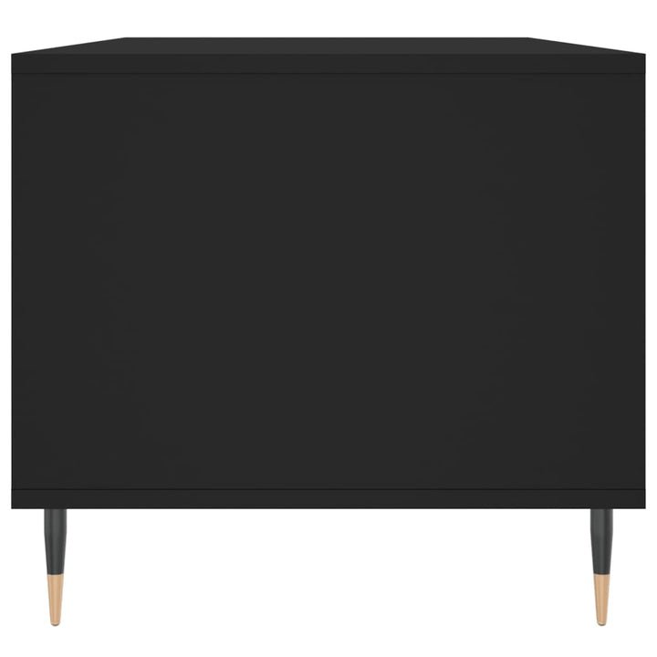 sofabord 90x49x45 cm konstrueret træ sort