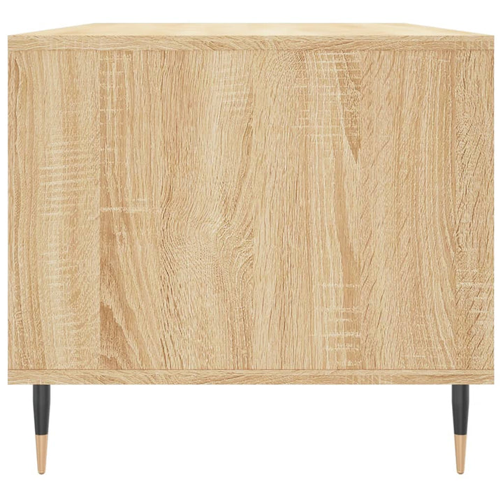 sofabord 90x49x45 cm konstrueret træ sonoma-eg