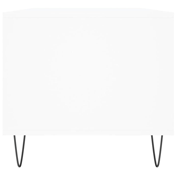 sofabord 90x49x45 cm konstrueret træ hvid