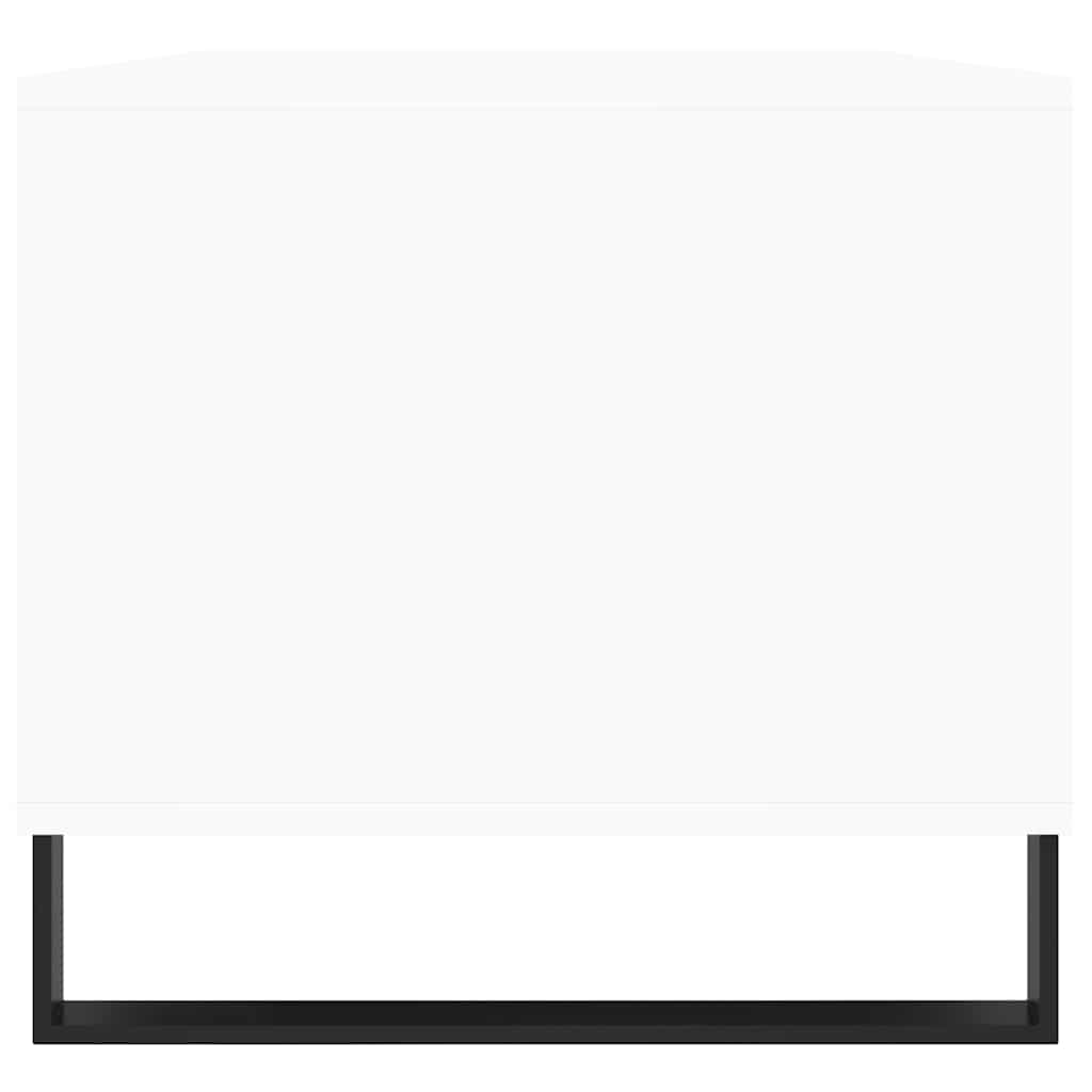 sofabord 90x49x45 cm konstrueret træ hvid
