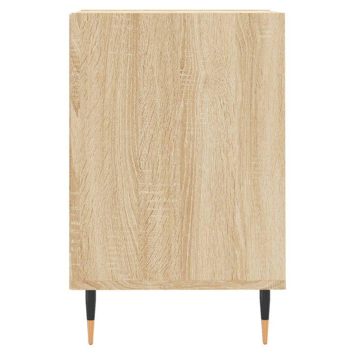 tv-bord 100x35x55 cm konstrueret træ sonoma-eg