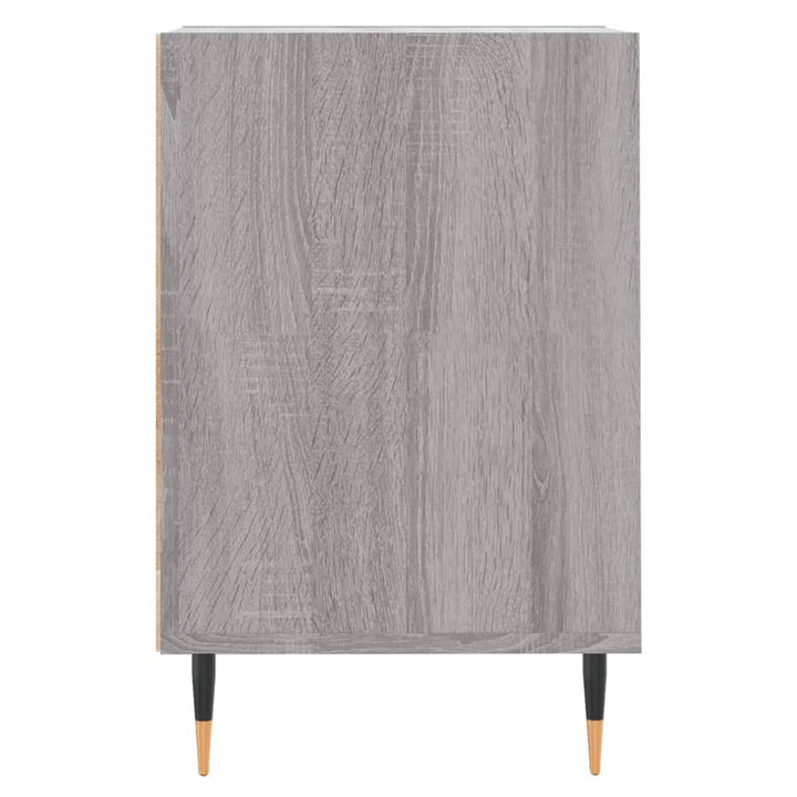 tv-bord 100x35x55 cm konstrueret træ grå sonoma-eg